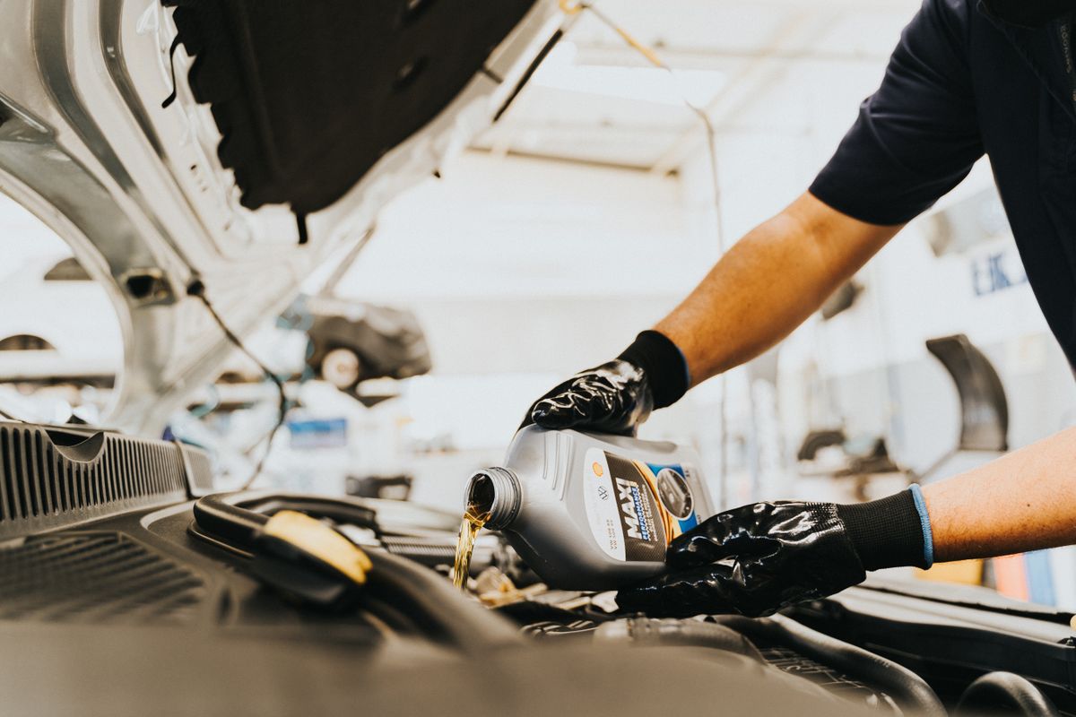 Troca de óleo do motor com filtro